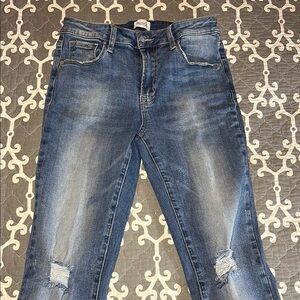Special A Distressed Blue Jeans, Sz 9